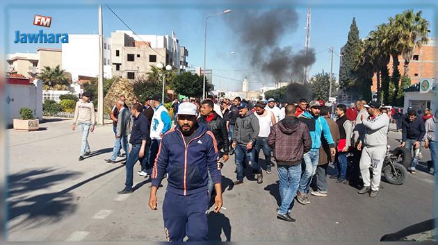 سيدي بوعلي : الأمن نبّه المحتجين 3 مرات قبل استعمال الغاز المسيل للدموع
