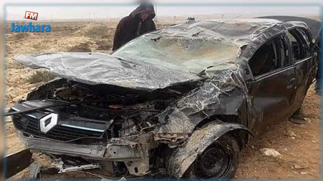 بين حزوة و نفطة : قتيل في اصطدام سيارة تونسية بأخرى جزائرية