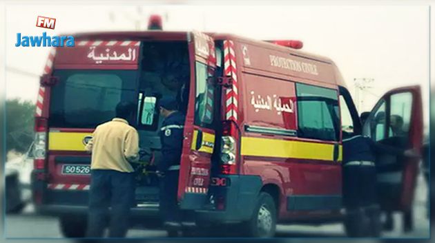 القيروان : وفاة شخص اثر اصطدام حافلة لنقل المسافرين بسيارة