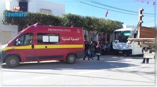 المنستير : حالة من الخوف والفزع على متن حافلة للمسافرين
