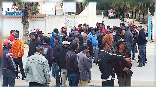جندوبة : عمّال الحضائر يحتجون (صور)