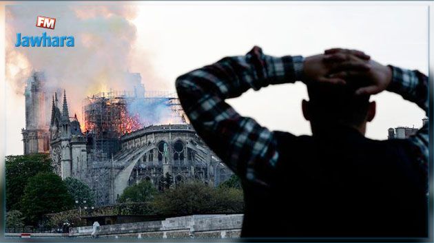 حريق كاتدرائية نوتردام بباريس : ترامب على الخط
