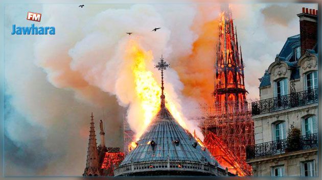 وزير فرنسي : إنقاذ كاتدرائية نوتردام ليس أمرا مؤكدا 