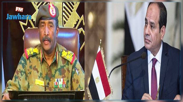 السيسي يتصل برئيس المجلس العسكري بالسودان