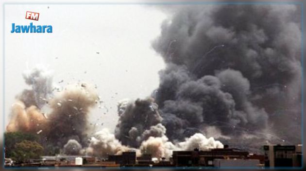 غارات جوية وانفجارات تهز طرابلس