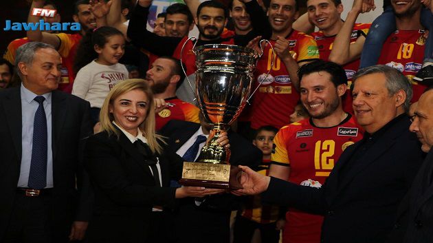 الكرة الطائرة: الترجي يتسلم رمز البطولة