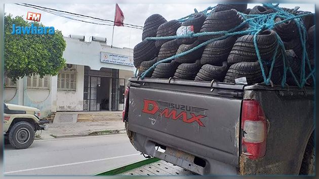 حجز كمية كبيرة من الإطارات المطاطية المهرّبة من الجزائر