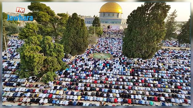 فيديو : تكبيرات العيد اليوم الأربعاء في الأقصى المبارك
