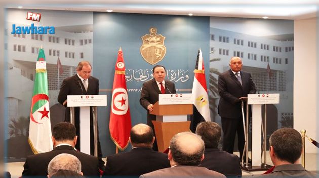 تونس والجزائر ومصر ترفض أي تدخل أجنبي في ليبيا