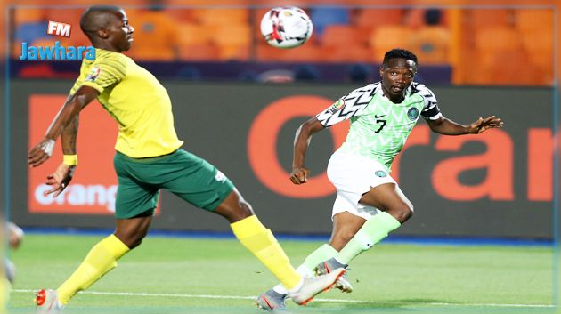 نيجيريا تحسم التأهل الى النصف النهائي بالفوز على جنوب افريقيا