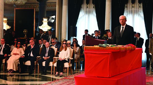 مراسم تأبين الرئيس الراحل بقصر قرطاج