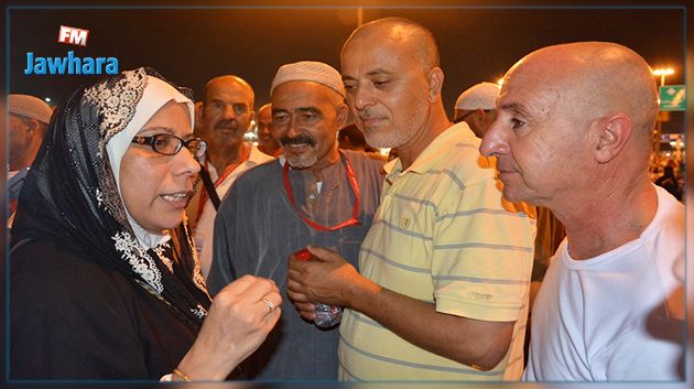 المستشارة الأولى لدى رئاسة الجمهورية تشارك في زيارات تفقد لمخيّمات الحجيج