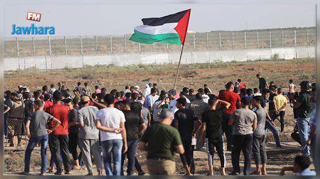 بينهم 17 طفلا : إصابة عشرات الفلسطينيين برصاص الاحتلال
