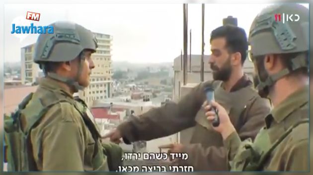 شاهد : أسير فلسطيني يعيد تمثيل عملية قتل جندي اسرئيلي بكل هدوء وثقة