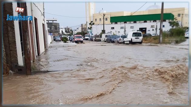 أمطار غزيرة في بنزرت