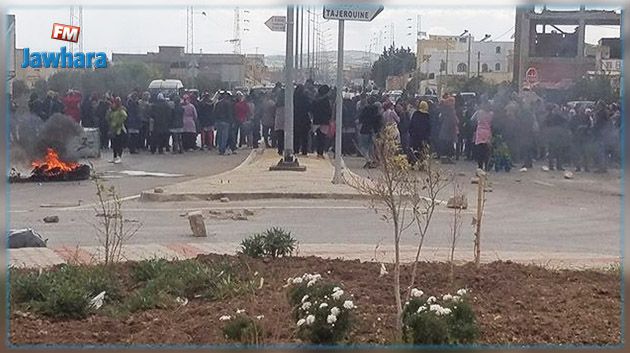 الكاف : غلق الطرقات داخل المدينة