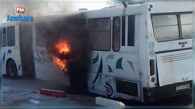 حريق في حافلة : مسؤول شركة النقل بالساحل يوضّح