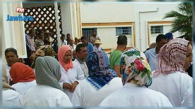 وقفة احتجاجية لأعوان الصحة في الناظور وصواف‎