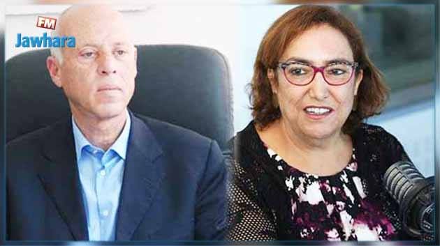بشرى بلحاج حميدة : تسرّعتُ في الحكم على قيس سعيّد