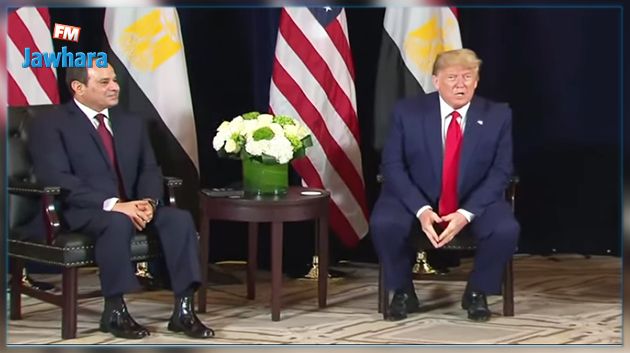 ترامب وصفه بالزعيم العظيم : السيسي يحذّر من