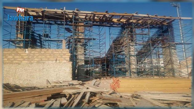 إيقاف أشغال تهيئة ملعب الشابة بسبب الغش