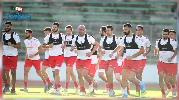 الحصة التدريبية الثانية للمنتخب تدور بنصاب مكتمل
