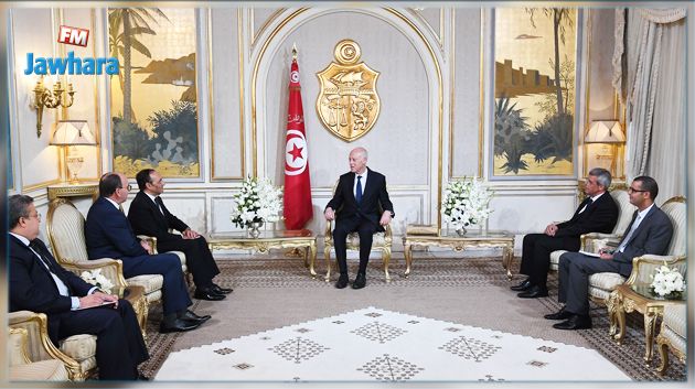 رئيس الجمهورية يستقبل رئيسي مجلسي النواب و المستشارين المغربيين