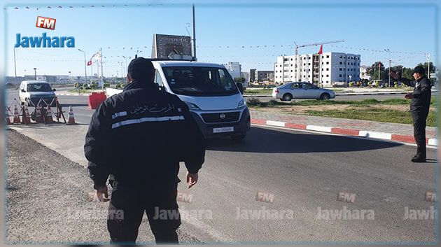 القيروان : إستعدادات أمنية مكثفة بمناسبة زيارة رئيس الجمهورية