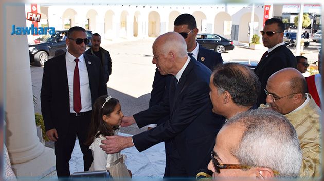 رئيس الجمهورية يصل إلى ولاية القيروان (صور)