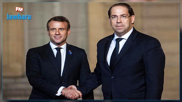 الشاهد يسلّم الرئيس الفرنسي ماكرون رسالة من رئيس الجمهوريّة قيس سعيّد