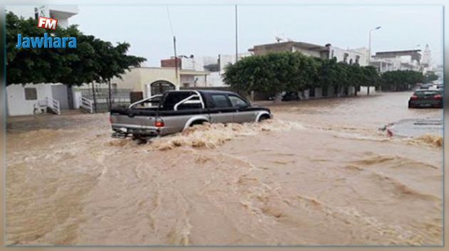 كميات الأمطار المسجلة بعدد من الولايات