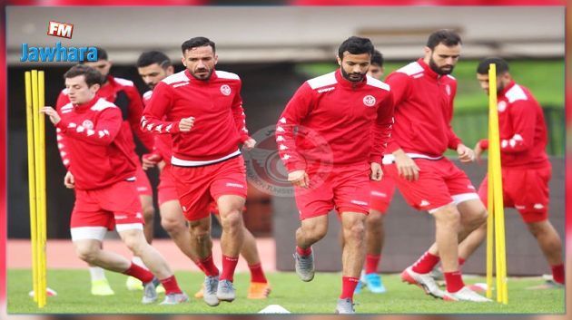 المنتخب ينهي تحضيراته لمباراته غدا ضد نظيره الليبي 