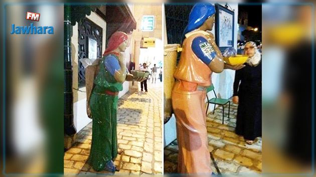 مجسّم لإمرأة ريفية يثر الجدل : قرار بلدية الحمامات 