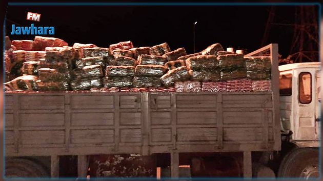 (صور ) إحباط محاولتي تهريب 12 طن من المواد الغذائية المدعّمة إلى ليبيا