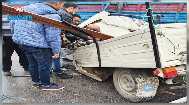 حادث مرور خطير بالطريق السيارة سوسة تونس (صور)