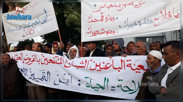 وقفة احتجاجية أمام وزارة الفلاحة احتجاجا على تدني أسعار زيت الزيتون 