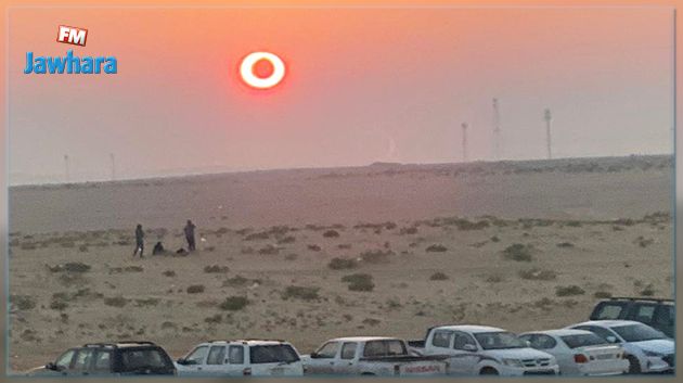 شاهد : النهار ينقلب إلى ليل في السعودية وعدد من الدول الأخرى اليوم