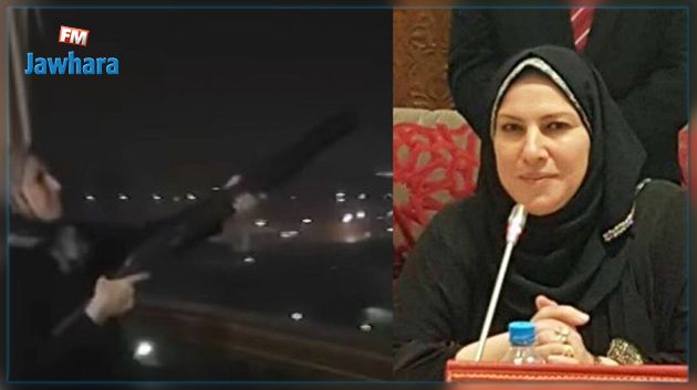 فيديو لنائبة مصرية تطلق النار ببندقية من شرفة منزلها يثير جدلا