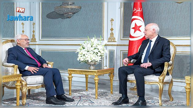 سعيّد يشدّد في لقاء مع الغنوشي على ضرورة إخراج البلاد من حالة التّراخي