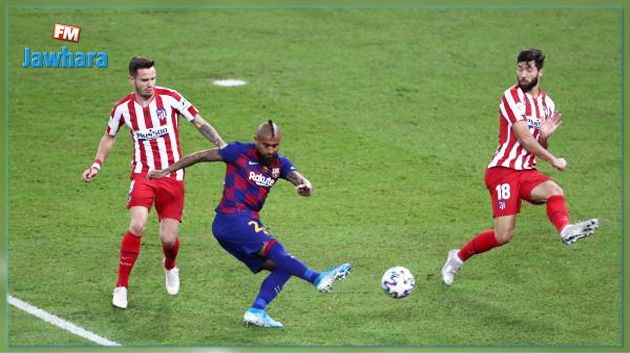 اتليتيكو مدريد يقلب الطاولة على برشلونة و يترشح الى نهائي السوبر الاسباني