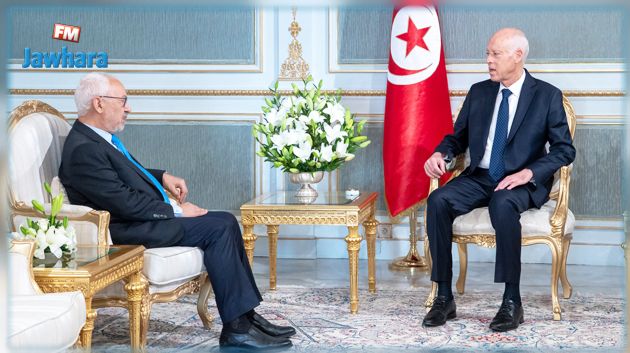 بعد سقوط حكومة الجملي : لقاء بين قيس سعيّد وراشد الغنوشي