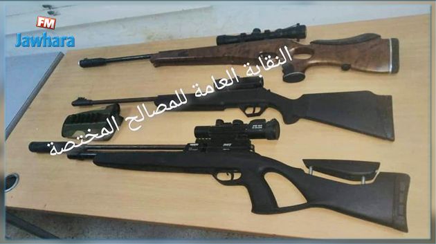 سيدي حسين: حجز أسلحة مُعدّلة (صور)