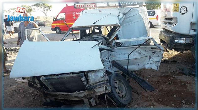 القصرين : وفاة شخص وإصابة إثنين آخرين في حادث مرور