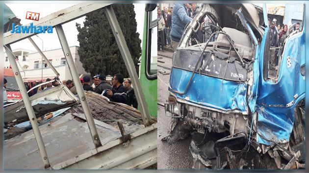 منوبة : 5 جرحى في إصطدام شاحنة بالمترو