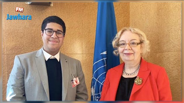 المديرة العامة للأمم المتحدة بجينيف تستقبل الطفل التونسي أمير الفهري