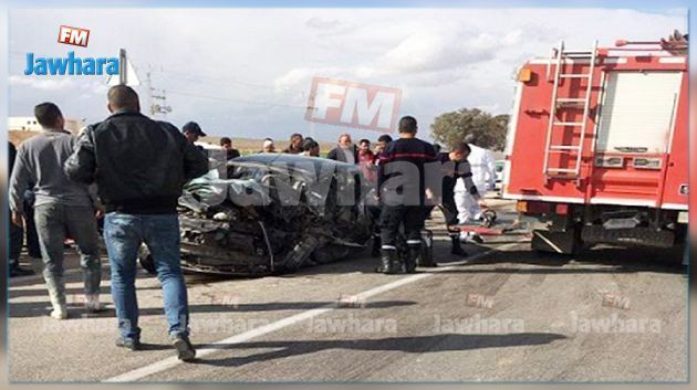 حادث مرور قاتل بين المتلوي و توزر