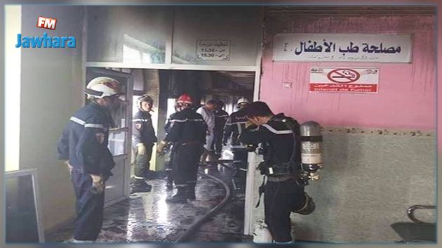 قفصة : حريق بقسم الأطفال بالمستشفى الجهوي الحسين بوزيان