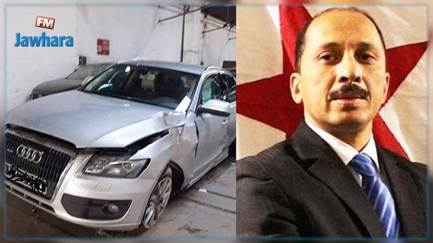 محمد عبو  حول حادث مرور السيارة الحكومية