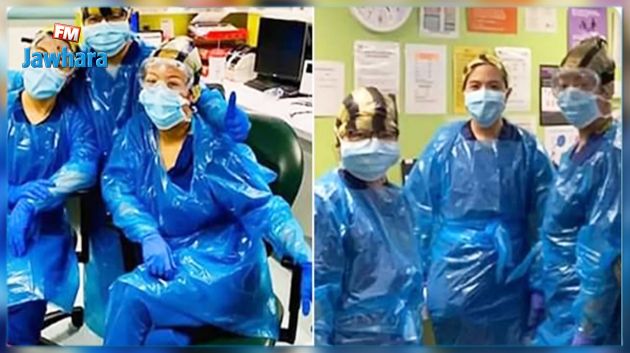 ممرضات بمستشفى في لندن يلجأن لارتداء أكياس الفضلات بسبب عدم توفّر المستلزمات الطبية 