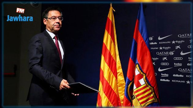 برشلونة يرد على إتهام رئيسه بالفساد